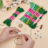 12 Skeins 6-Ply Polycotton(Polyester Cotton) Embroidery Floss DIY-CY0002-94A-3