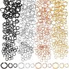 Unicraftale 480Pcs 12 Style 304 Stainless Steel Open Jump Rings STAS-UN0033-21-9