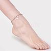 304 Stainless Steel Anklets AJEW-AN00199-4