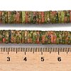 Natural Unakite Beads Strands G-G329-B04-8x1mm-6