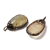 Natural Prehnite Pendants G-K381-05R-03-2