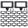 25Pcs Rectangle Zinc Alloy Label Frame Card Holder AJEW-FH0008-75C-1