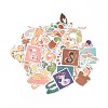 50Pcs 50 Styles PVC Plastic Cartoon Stickers Sets STIC-P004-35-2