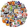 Halloween Themed PVC Sticker Labels HAWE-PW0001-054D-1