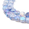 Imitation Jade Glass Beads Strands GLAA-P058-05A-03-3