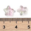 Transparent Spray Painted Glass Beads GLAA-NH0003-01A-3