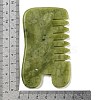 Natural Xiuyan Jade Massage Combs AJEW-K045-01C-3