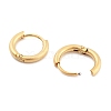 Ion Plating(IP) Frosted 304 Stainless Steel Huggie Hoop Earrings for Women EJEW-C096-32A-G-2