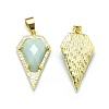 Natural Amazonite Pendants G-O176A-09G-1