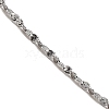 Non-Tarnish 10Pcs 304 Stainless Steel Serpentine Chain Necklaces Set NJEW-K254-01P-2