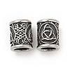 Viking Rune 304 Stainless Steel Beads STAS-E164-01AS-3