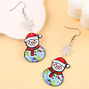 Christmas Acrylic Dangle Earrings FS-WGA1292-02-1