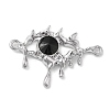 Alloy Jet Rhinestone Pendants LS-PALLOY-P294-01P-02-1
