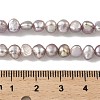 Natural Cultured Freshwater Pearl Beads Strands PEAR-A006-03G-5