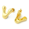 Rack Plating Brass Earrings EJEW-S222-01G-V-2