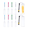 10Pcs 5 Styles Rectangle Transparent Acrylic Blank Pendant Bookmark HJEW-PH01988-6