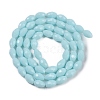 Opaque Solid Color Imitation Jade Beads Strands GLAA-N005-P10mm-D11-2