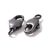 Brass Swivel Lobster Claw Clasps KK-K238-39B-S-3