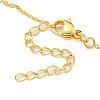 Brass Micro Pave Cubic Zirconia Pendant Necklaces NJEW-M220-07A-G-3