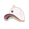 Baseball Alloy Enamel Pendants AL-CBA2166-01G-02-1