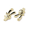 Alloy Enamel Pendants PALLOY-D011-05LG-4