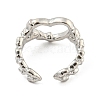 Alloy Cuff Rings for Women RJEW-A034-04P-3