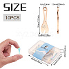 10Pcs 5 Colors 304 Stainless Steel Pendants FIND-BY0001-05-3