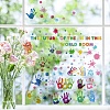 8 Sheets 8 Styles Rainbow Color PVC Waterproof Wall Stickers DIY-WH0345-095-5