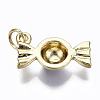 Brass Enamel Charms ENAM-S128-001G-NR-3