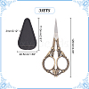 Unicraftale 3Pcs 3 Colors Stainless Steel Bird Scissors with Alloy Handle SENE-UN0001-01-3