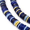 Handmade Polymer Clay Beads Strands CLAY-R089-6mm-T02B-33-6