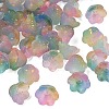 Frosted Glass Bead Cap FGLA-C001-01G-1