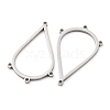 Non-Tarnish 304 Stainless Steel Chandelier Component Links STAS-B056-07P-02-2