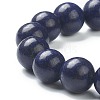Natural Lapis Lazuli Beaded Stretch Bracelets BJEW-A117-E-41-2