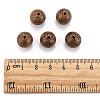 Natural Wenge Wood Beads WOOD-S053-13-3