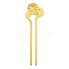 Alloy Sea Wave Hair Sticks for Enamel OHAR-PW0006-16B-2