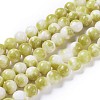 Natural Persian Jade Beads Strands G-D434-8mm-29-1