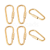 6Pcs Brass Screw Clasps KK-UN0004-76-1