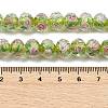 Handmade Foil Lampwork Beads Strands FOIL-S136-001H-4