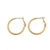 304 Stainless Steel Hoop Earrings For Women EJEW-B114-02A-G-4