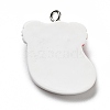 Opaque Resin Pendants RESI-D055-018P-3