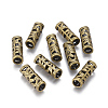 Tibetan Style Hollow Tube Beads MLF10482Y-NF-1