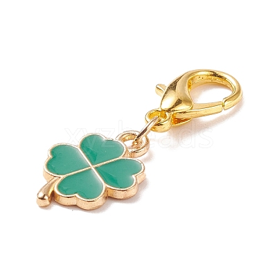 Alloy Enamel Pendant Decorations HJEW-JM00661-1