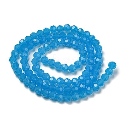 Imitation Jade Glass Beads Stands EGLA-A035-J6mm-D07-1