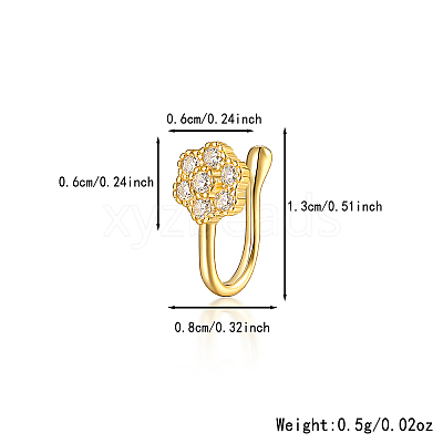 Fashionable S925 Silver Nose Clip with Star IM7825-9-1