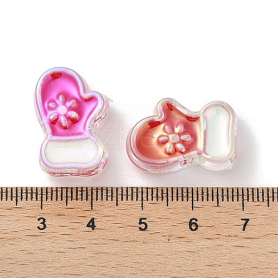UV Plating Acrylic Beads X-OACR-Z021-02G-1