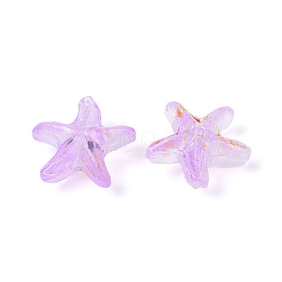 Frosted Glass Beads FGLA-T005-01F-1