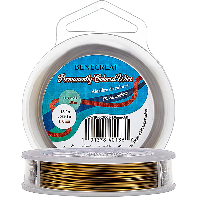 Round Craft Copper Wire CWIR-BC0001-1.0mm-AB-1