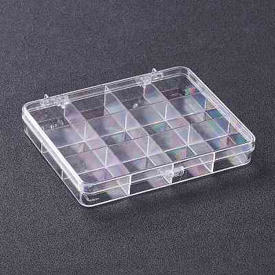 (Defective Closeout Sale: Scratch) Rectangle Polystyrene Bead Storage Containers CON-XCP0001-50-1
