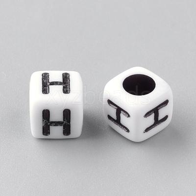 Opaque Acrylic Beads SACR-Q188-02H-1